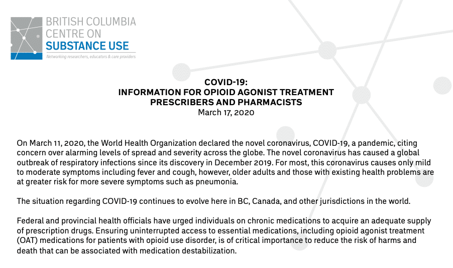 BC Centre on Substance use logo