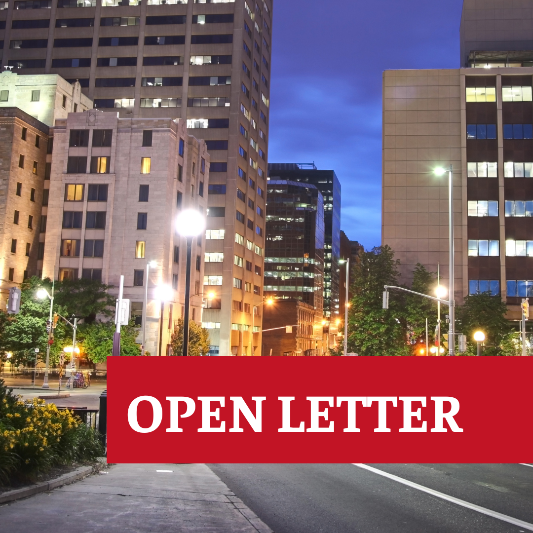 LETTRE OUVERTE CONCERNANT LA SUPPRESSION DE TOUS LES SITES DE CONSOMMATION SUPERVISÉE EN ONTARIO